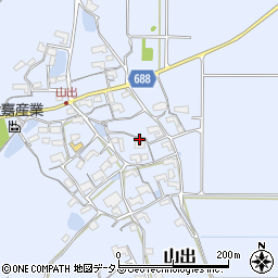 三重県伊賀市山出905周辺の地図