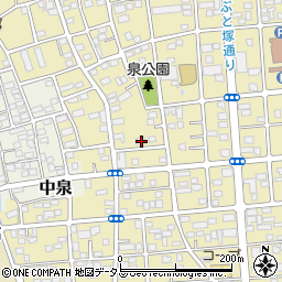 静岡県磐田市国府台88-5周辺の地図