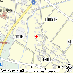 愛知県豊橋市船渡町向山26周辺の地図