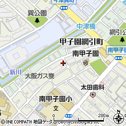 南甲子園公園周辺の地図