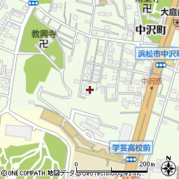 静岡県浜松市中央区中沢町34周辺の地図