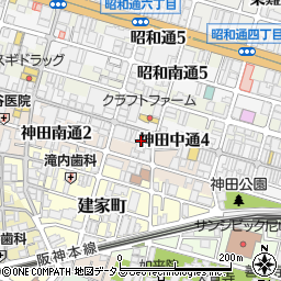 スギ薬局阪神尼崎店周辺の地図