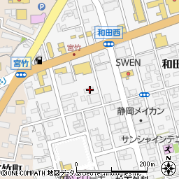 静岡県浜松市中央区和田町848周辺の地図