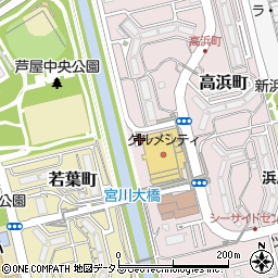 三井住友銀行シーサイドタウン ＡＴＭ周辺の地図