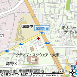 野崎変電所周辺の地図