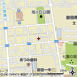 静岡県磐田市国府台36周辺の地図