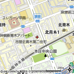 がじゅまるレンタカー　東神戸店周辺の地図
