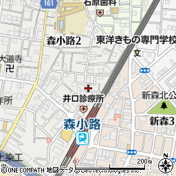 ＨＡＩＲ　ＳＡＬＯＮ　ＴＡＮＡＨＡＳＨＩ周辺の地図