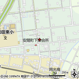静岡県浜松市中央区安間町530周辺の地図