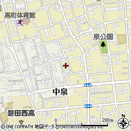 静岡県磐田市国府台552周辺の地図