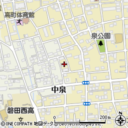 静岡県磐田市国府台552-1周辺の地図