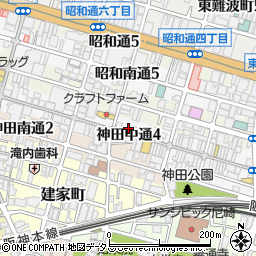 ほけんの窓口阪神尼崎店周辺の地図