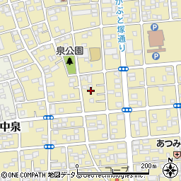 静岡県磐田市国府台87-15周辺の地図