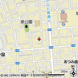 静岡県磐田市国府台87-37周辺の地図