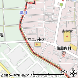 タウルス駅南周辺の地図