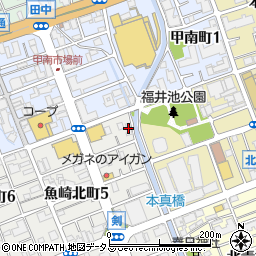 マンション福田周辺の地図