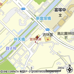 アイレクス浜松富塚店周辺の地図