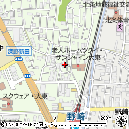 門田電気周辺の地図