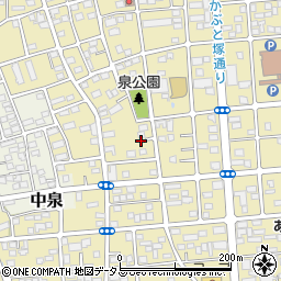 静岡県磐田市国府台88周辺の地図