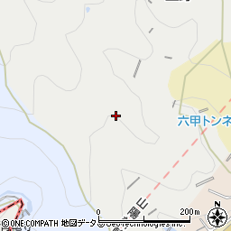 兵庫県神戸市灘区上野下多周辺の地図