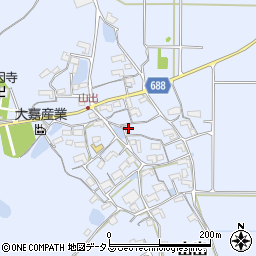 三重県伊賀市山出815周辺の地図