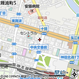 株式会社ラパンフローラ尼崎周辺の地図