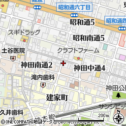 セブンイレブン尼崎神田中通４丁目店周辺の地図