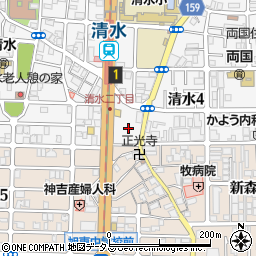 井村屋製菓株式会社　関西支店周辺の地図