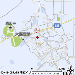 三重県伊賀市山出822周辺の地図