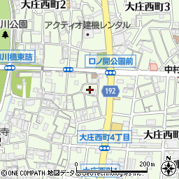 兵庫県尼崎市大庄西町1丁目37周辺の地図