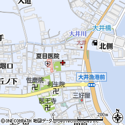 大井公民館周辺の地図