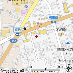 静岡県浜松市中央区和田町843周辺の地図