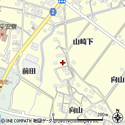 愛知県豊橋市船渡町向山21周辺の地図