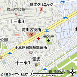 松露興産十三ビル周辺の地図