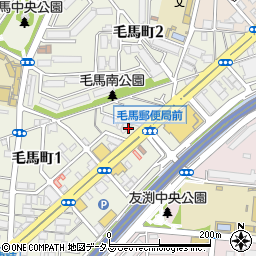 セブンイレブン大阪毛馬町２丁目店周辺の地図