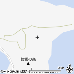 愛知県西尾市一色町佐久島（丹梨）周辺の地図
