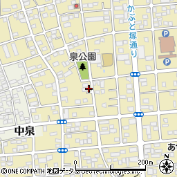 静岡県磐田市国府台88-14周辺の地図