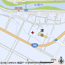 三重県津市南河路周辺の地図