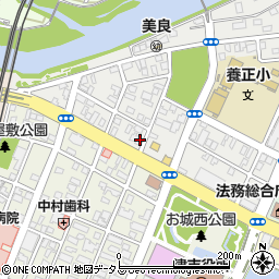 〒514-0036 三重県津市丸之内養正町の地図