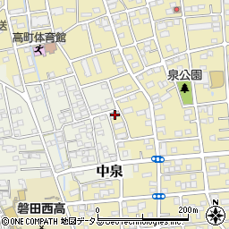 静岡県磐田市国府台551周辺の地図