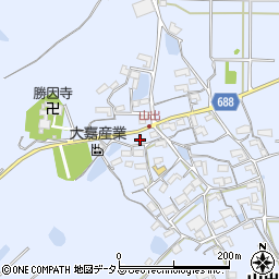 三重県伊賀市山出798周辺の地図