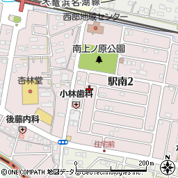 静岡県湖西市駅南周辺の地図