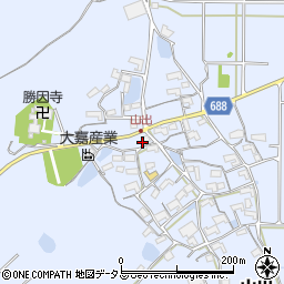 三重県伊賀市山出799-2周辺の地図