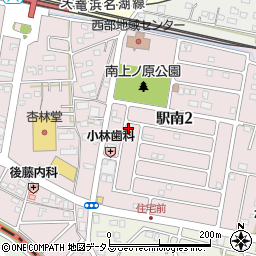 静岡県湖西市駅南周辺の地図