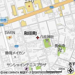 静岡県浜松市中央区和田町572周辺の地図