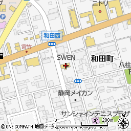 静岡県浜松市中央区和田町883周辺の地図
