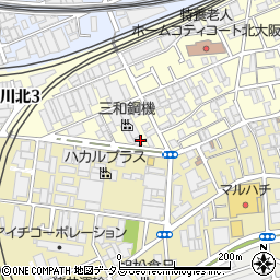 東洋シヤッター株式会社大阪ビル建支店周辺の地図