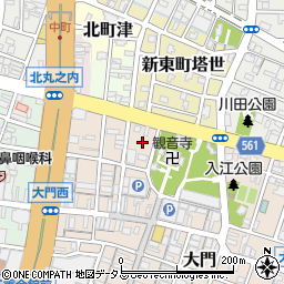 三重県津市大門32周辺の地図
