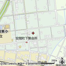 静岡県浜松市中央区安間町533周辺の地図