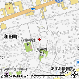 静岡県浜松市中央区和田町3周辺の地図